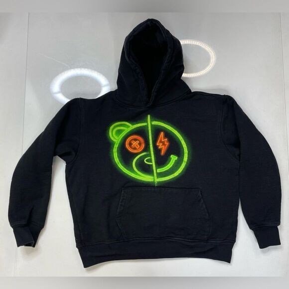 J Balvin X SECH La Luz Pullover Hoodie Women Small Black Music Merch Rare - Picture 1 of 7